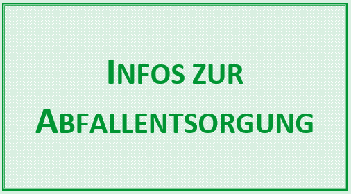 Infos zur Abfallentsorgung